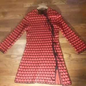 Zara Knit Zig Zag Design Dress